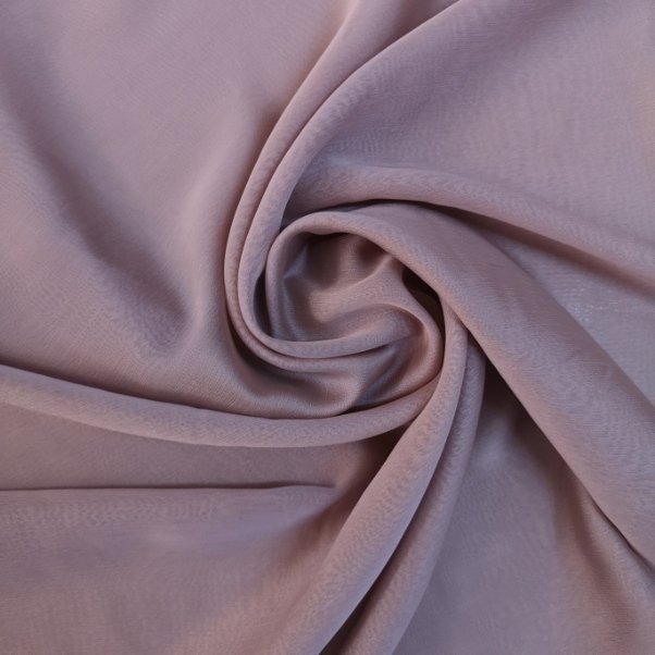 QUEEN KREP EŞARP KOYU PUDRA 110cm