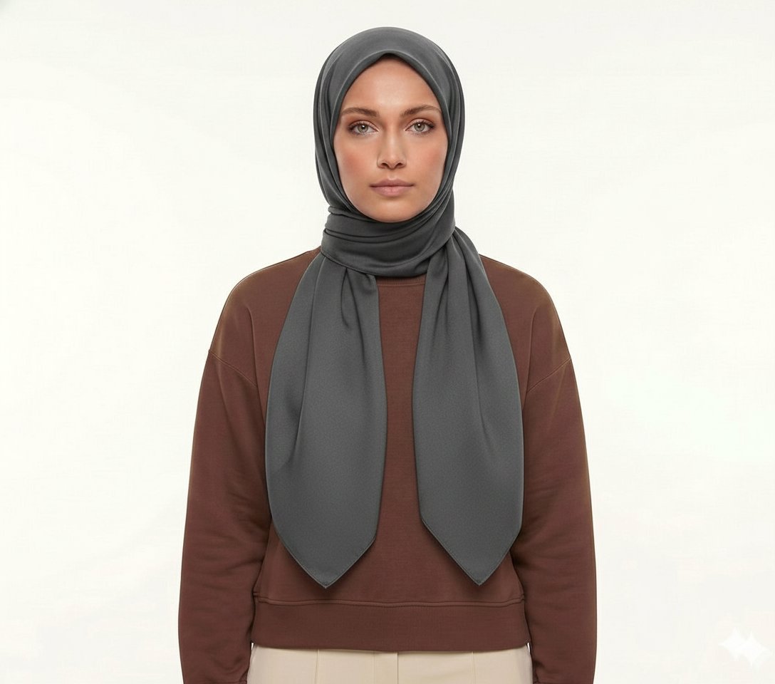 Mısırlı Eşarp - Düz Kristal - Desen 02