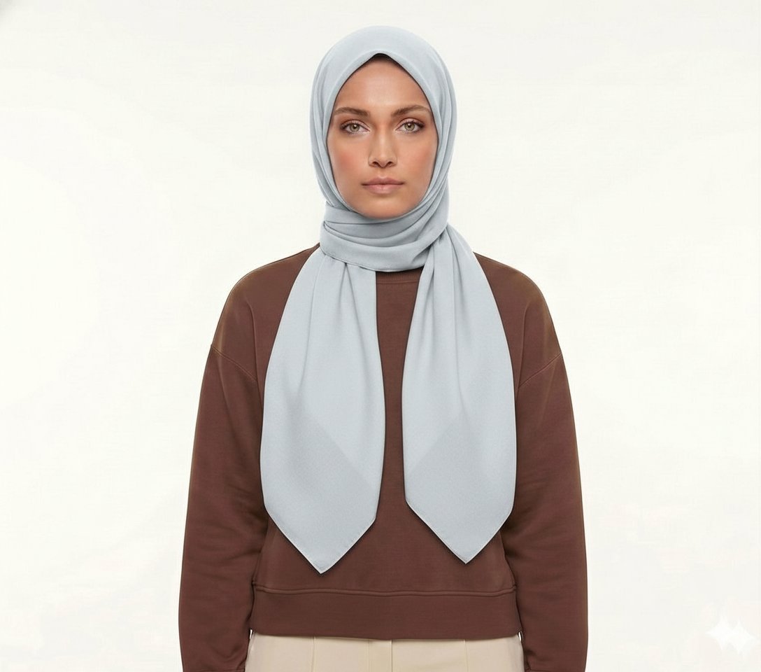 Mısırlı Eşarp - Düz Kristal - Desen 03