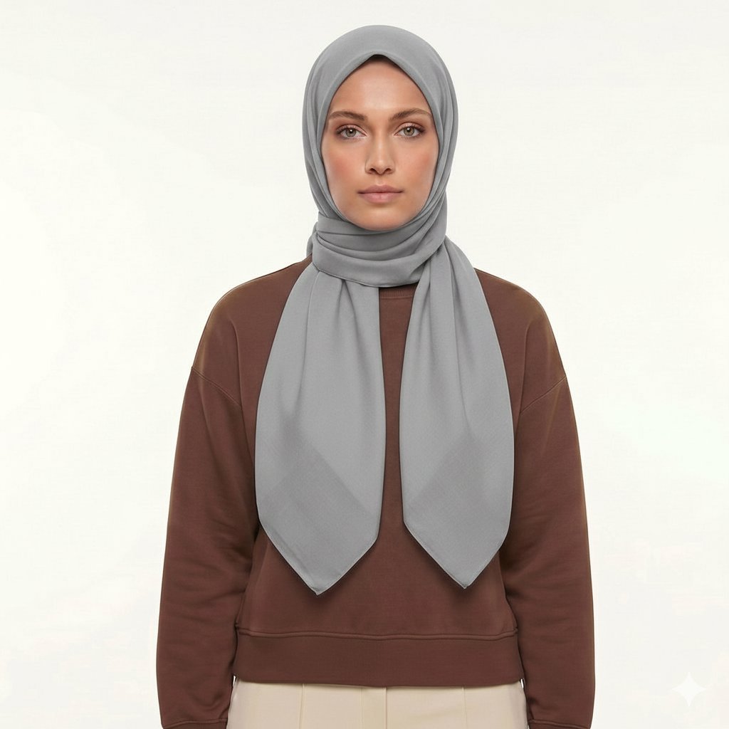 Mısırlı Eşarp - Düz Kristal - Desen 10