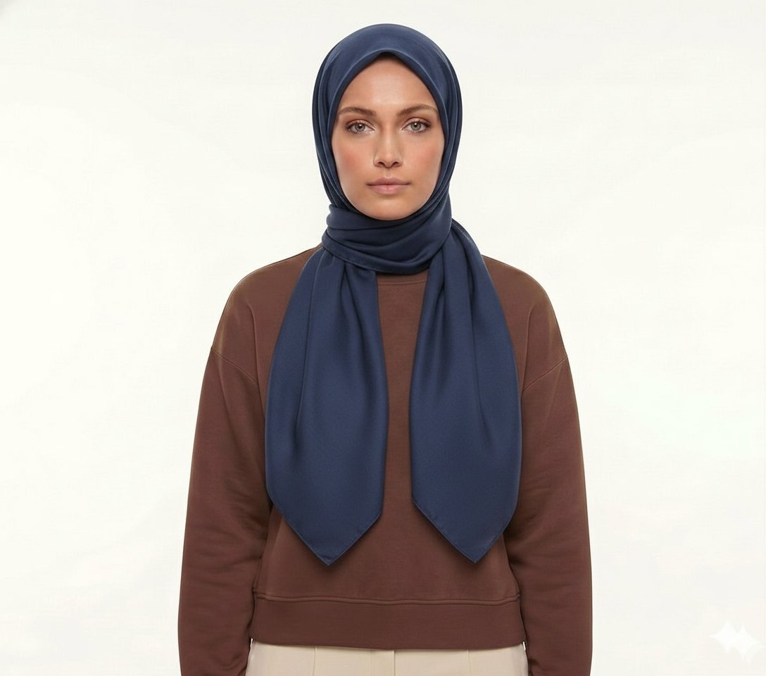 Mısırlı Eşarp - Düz Kristal - Desen 12