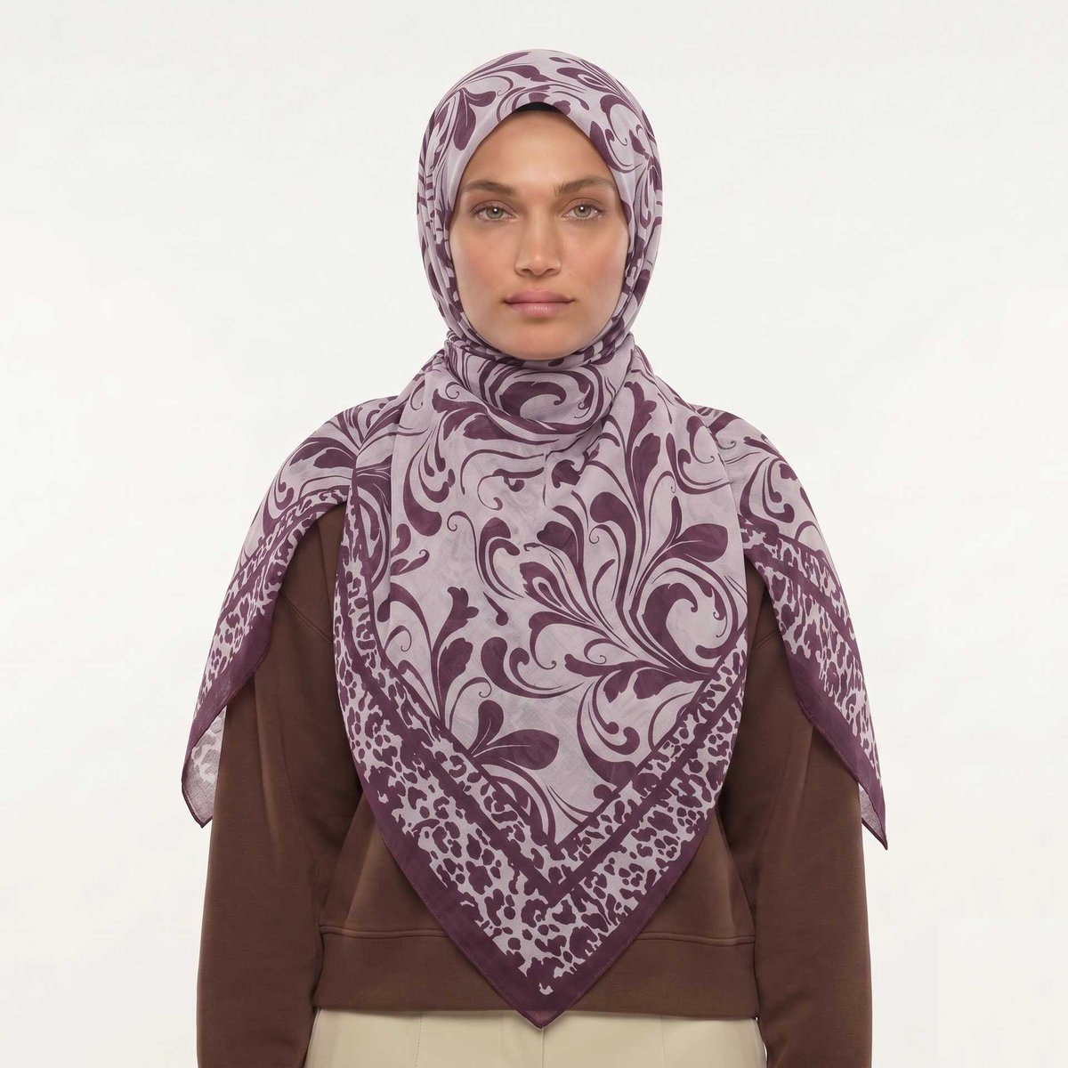 Mısırlı Eşarp - 120x120 Pamuk Koleksiyonu - Desen 05