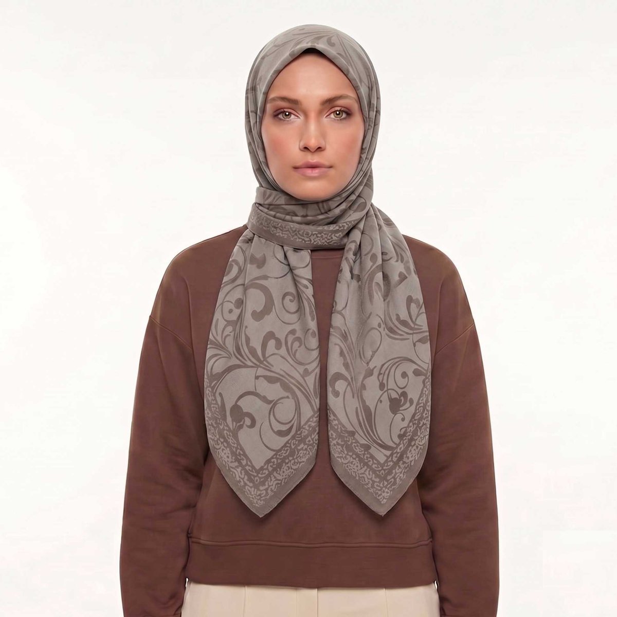 Mısırlı Eşarp - Devore Koleksiyonu - Desen 04