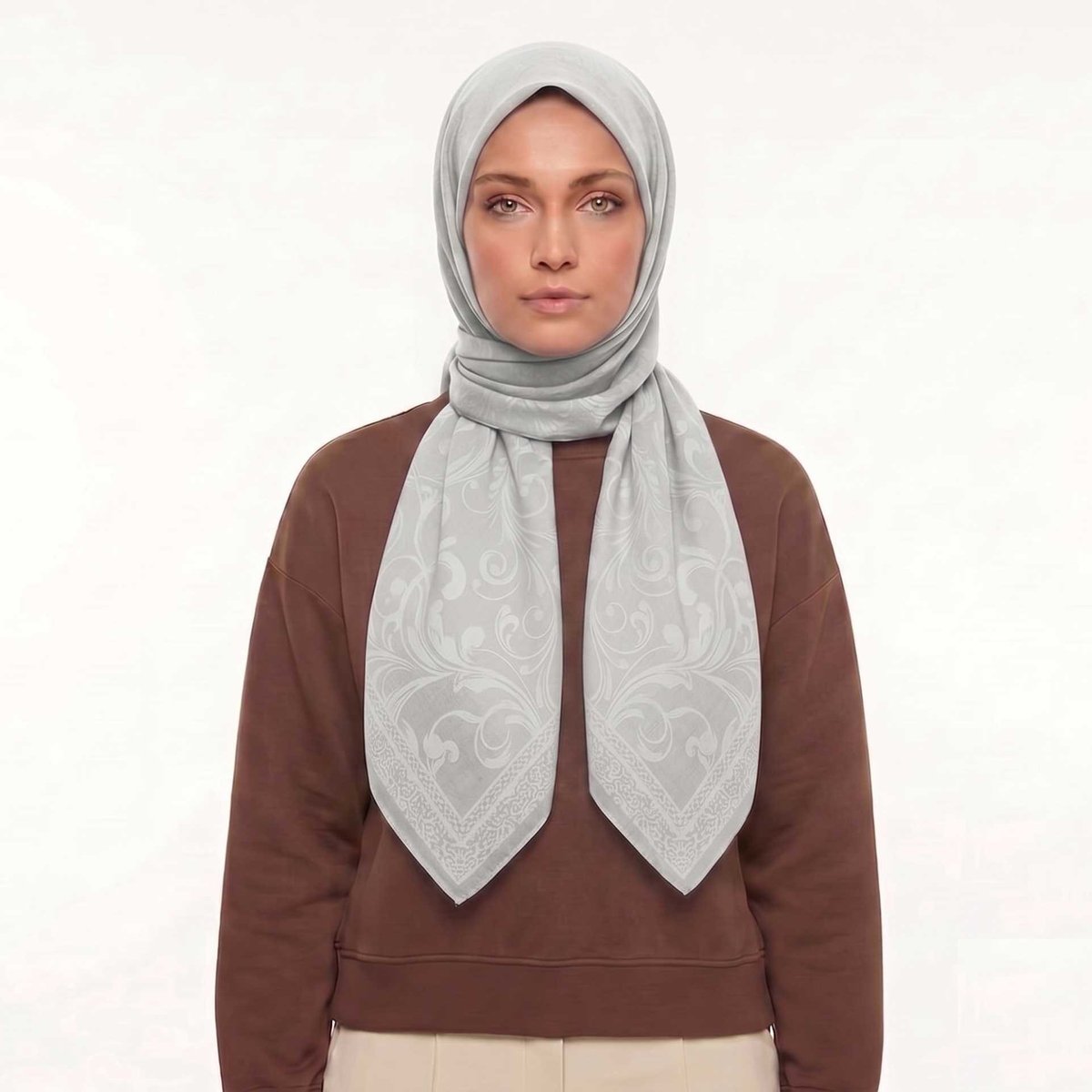 Mısırlı Eşarp - Devore Koleksiyonu - Desen 15
