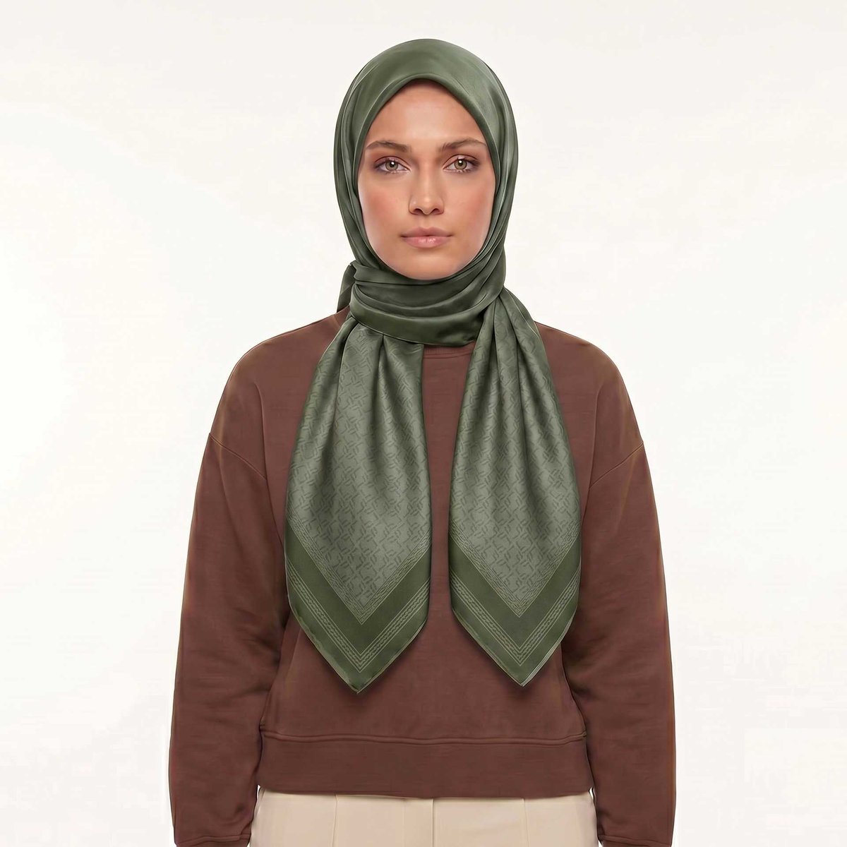 Mısırlı Eşarp - Siena Eşarp - Desen 03